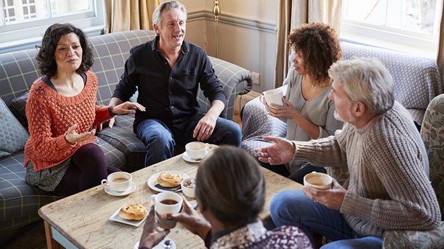 How to pay for a funeral: people at a death cafe